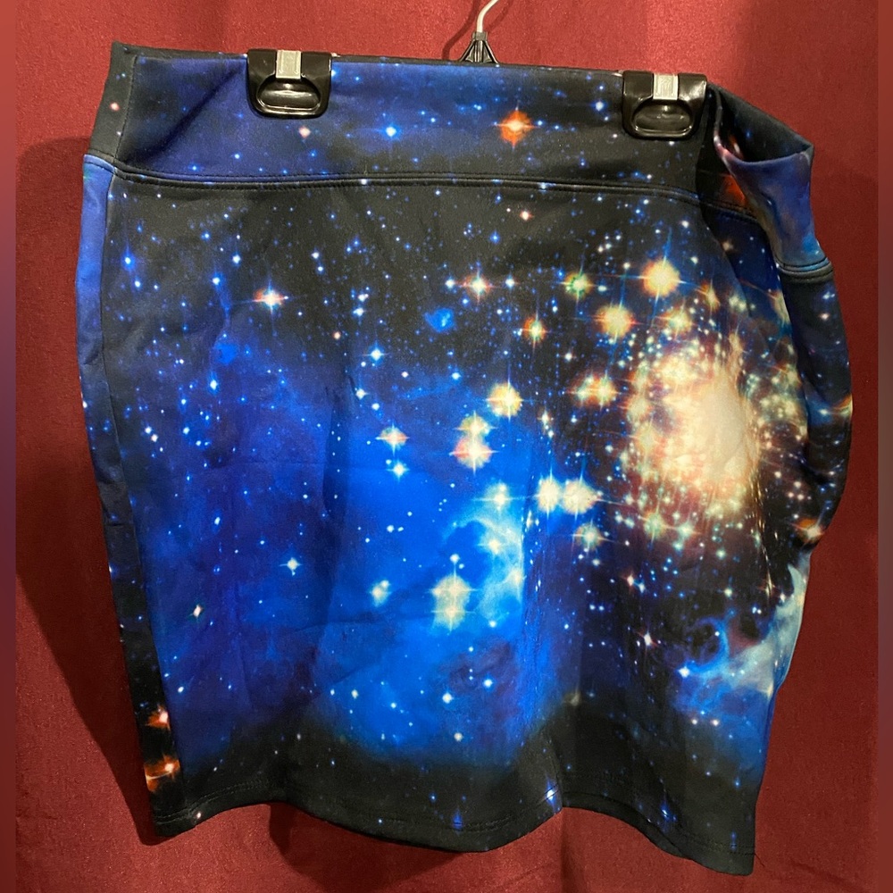 Hot Topic Galaxy Print Mini Skirt | XL